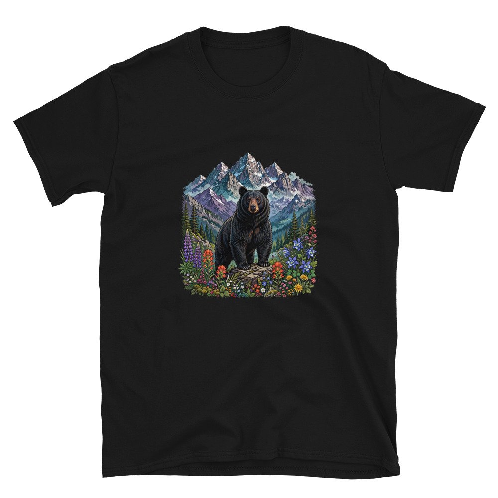 Black Bear Graphic T-Shirt - Image 2