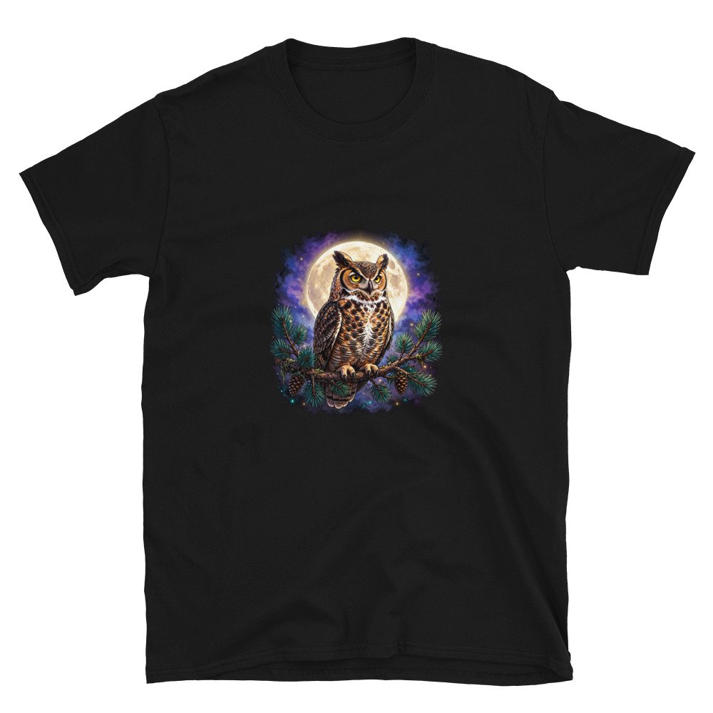 Great Horned Owl Graphic T-Shirt